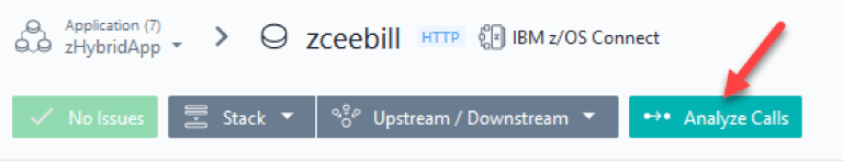 Instana dependency analyze