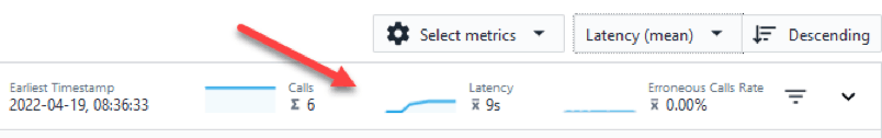 Instana highest latency